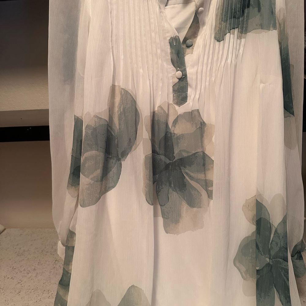 Floral Sheer Blouse
